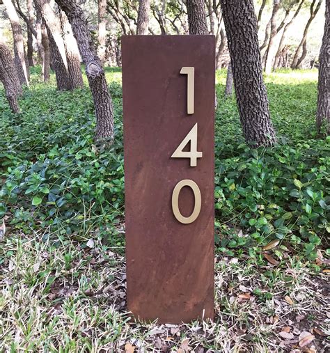 yard address signs 4 numbers